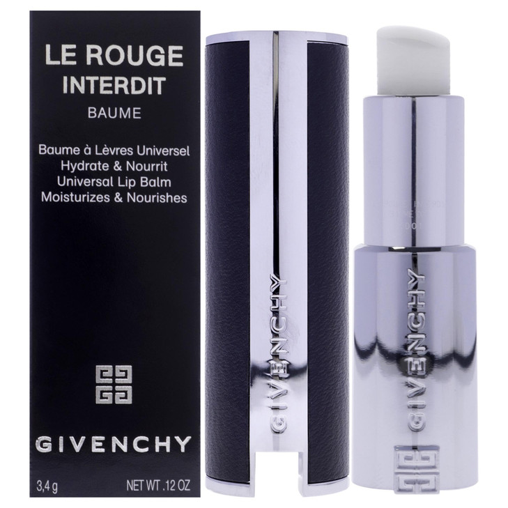 Le Rouge Interdit Lip Balm N00 Natural Finish by Givenchy for Women 011 oz Lip Balm