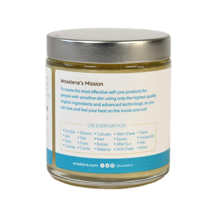 Waxelene Original Aerated Balm Travel Jar Organic Multipurpose Ointment the Petroleum Jelly Alternative Eczema Dry Sensi