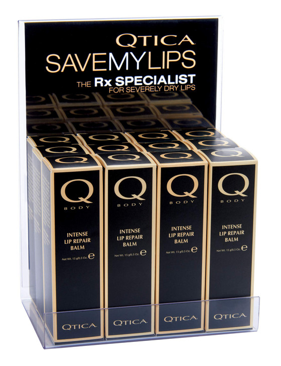 Qtica Intense Lip Repair Balm Set of 6 by QTICA Beeswax Smooth Creamy Texture Restorative Lip Gel for Dry Chapped Lips I