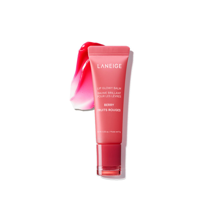 LANEIGE Lip Glowy Balm Berry Sheer Tinted Lip Moisturizer with Shea Butter for Hydrating Shine Soft Lips