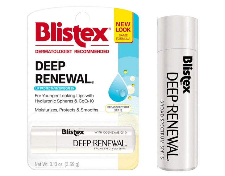 Blistex Deep Renewal Lip Protectant Sunscreen Balm 013 Ounces 369g Pack of 4