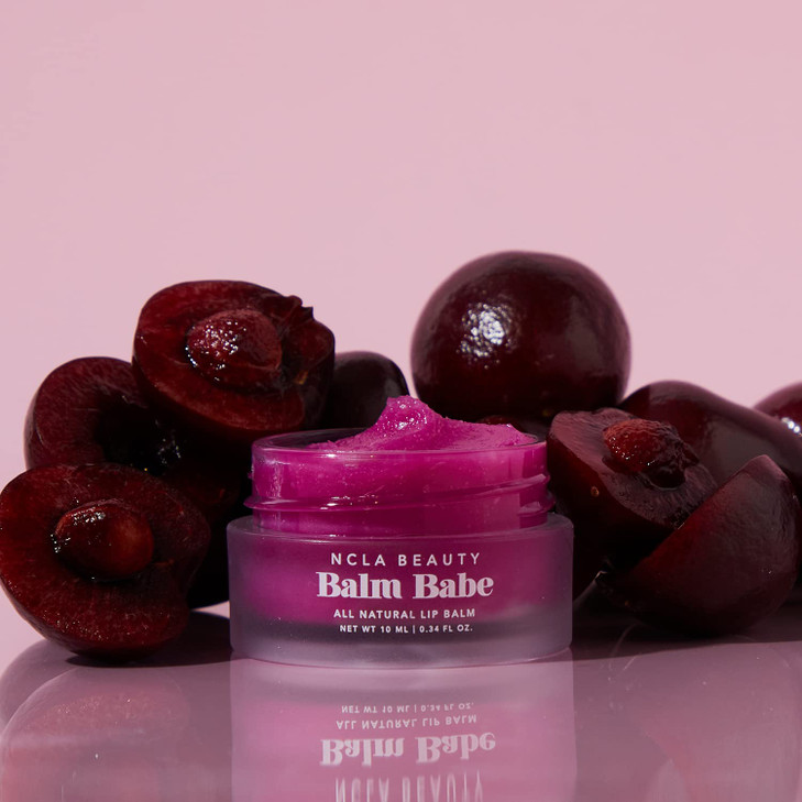 NCLA 100 Natural and Vegan Balm Babe Lip Balm Black Cherry