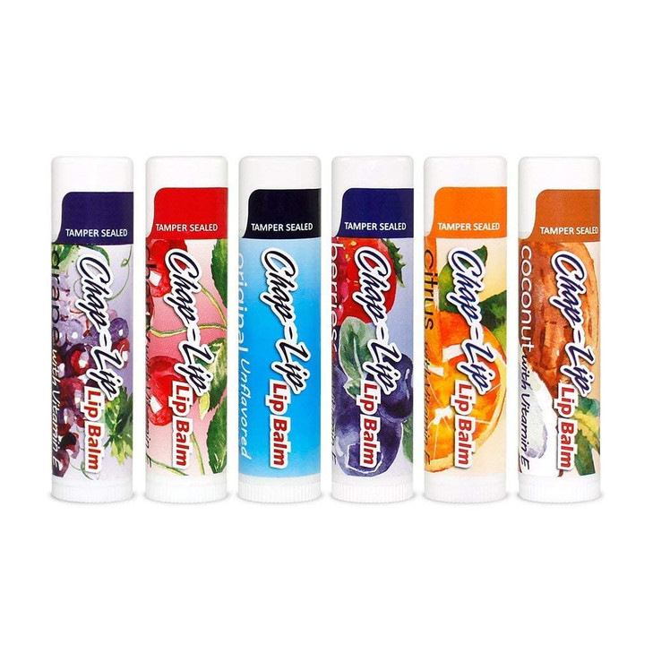 ChapLip Lip Balm Vitamin E with Coconut Oil Lip Moisturizer Treatment Moisturizing Soothing Refreshing Total Hydration T