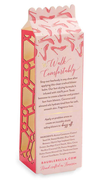 Baublerella Blisters Bee Gone Blister Prevention Hydrating Balm Fragrance Free 100 Pure Texas Beeswax FastDrying Formula