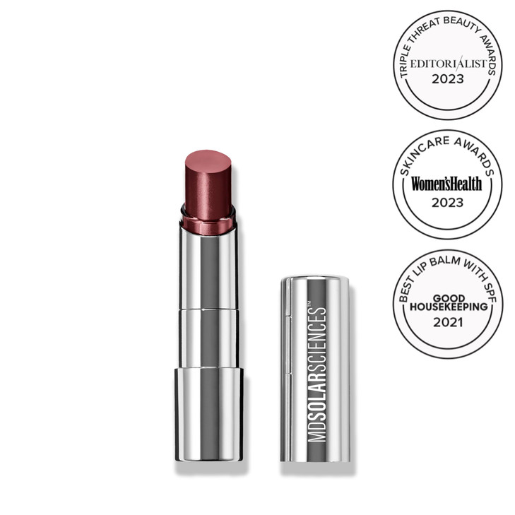 MDSolarSciences Tinted Sheer Lip Balm SPF 30 Hydrating Lip Sunscreen Shea Butter Jojoba Avocado Oils Moisturizing Vegan