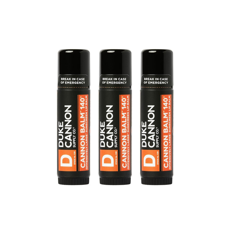 Duke Cannon Supply Co Tactical Lip Protectant Cannon Balm 140 Blood Orange Mint Flavored Superior Performance SPF 30 Lip