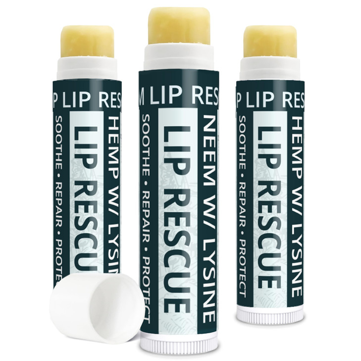 Hemp Lip Balm with LLysine Seed Oil Intense Lip Conditioner for Softness Moisture Retention Natural Botanical Lip Care 3