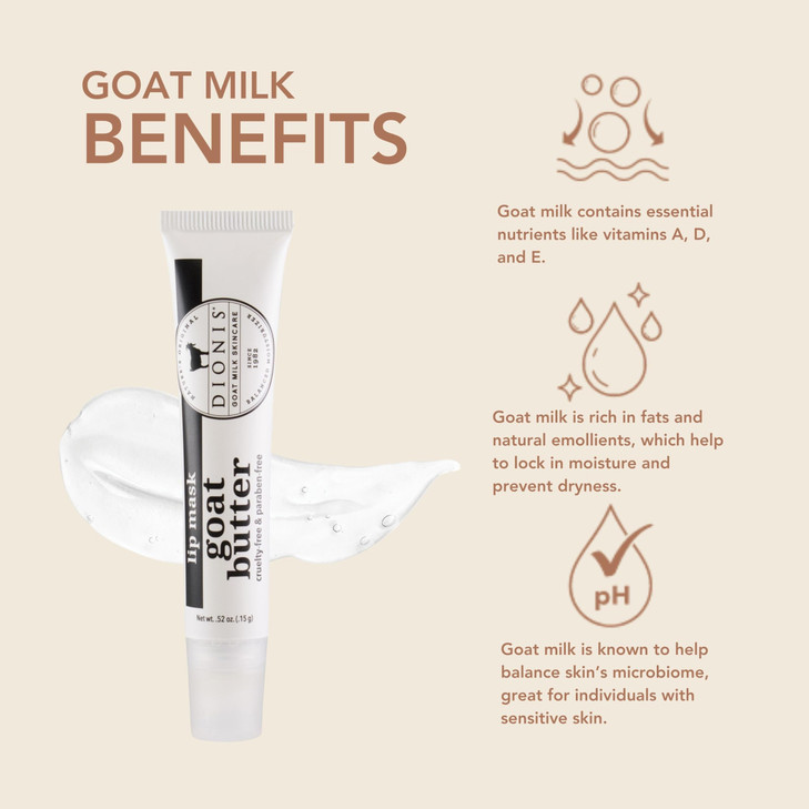 Dionis Goat Butter Overnight Lip Mask 052oz Pack of 1