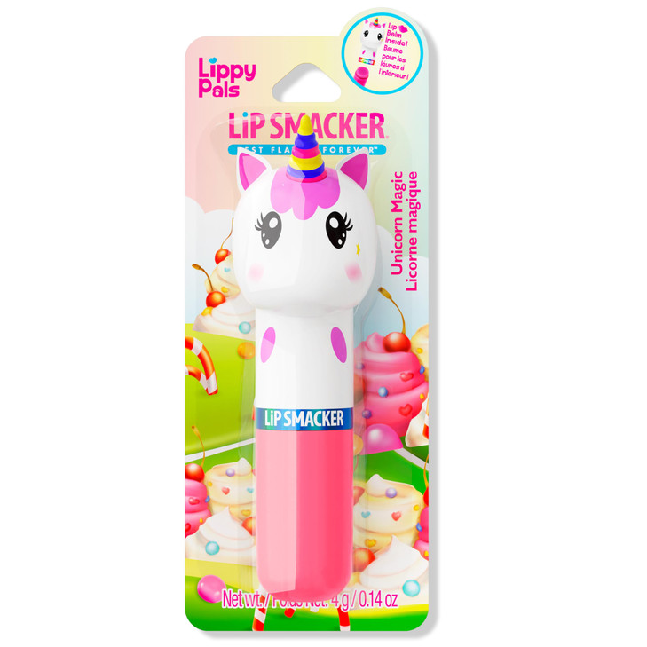 Lip Smacker Lippy Pals Unicorn Flavored Moisturizing Smoothing Soft Shine Lip Balm Hydrating Protecting Fun Tasty Flavor