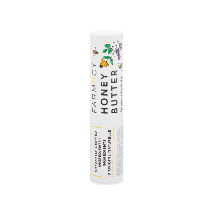 Farmacy Beeswax Lip Balm Honey Butter Moisturizing Lip Care Enriched with Cupuau Cocoa Butters Proprietary Honey Blend a