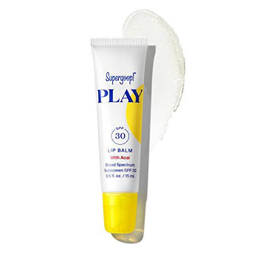 Supergoop PLAY Lip Balm with Acai 05 fl oz SPF 30 PA Broad Spectrum Sunscreen Hydrating Honey Shea Butter Sunflower Seed