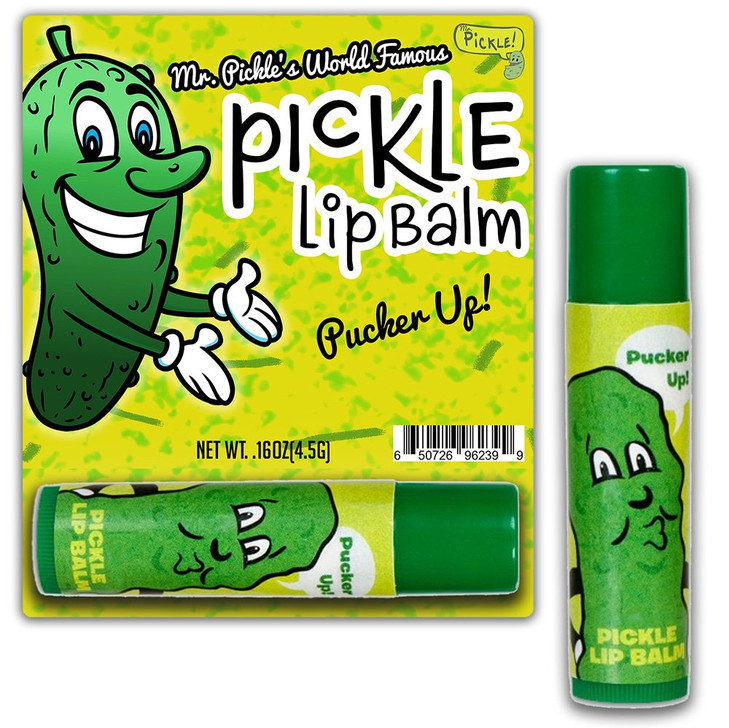 Dill Pickle Lip Balm Pickle Gifts Funny Gifts for Men Flavored Lip Balm Weird Stocking Stuffers Funny Pickle Gifts Dill