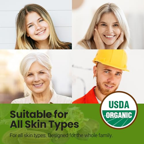 Desert Oasis Skincare USDA Organic Unscented Lip Balm 70 Jojoba Oil with Beeswax FragranceFree Gentle Formula for Sensit