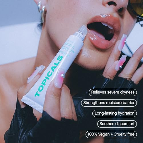 Topicals Slick Salve Mint Glossy Lip Balm Soothes Discomfort Strengthens Barrier and Provides Lasting Hydration Relief V