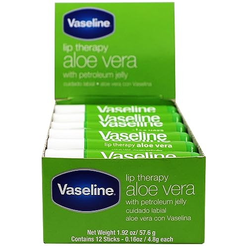 Vaseline Lip wo Backer Card Aloe 12 pack box