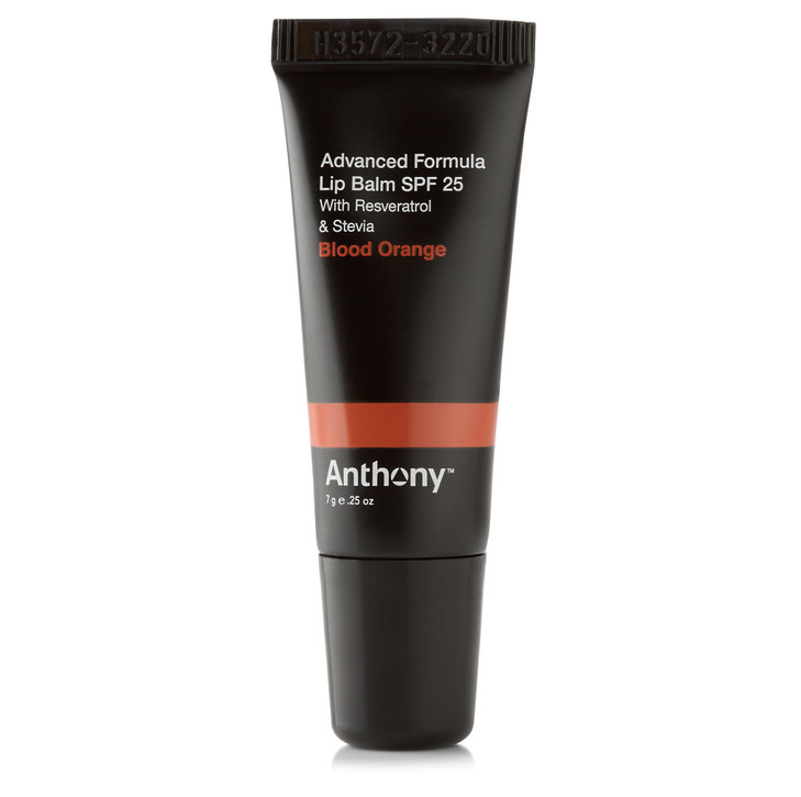 Anthony SPF 25 Lip Balm with Sunscreen Blood Orange Flavor Green Tea Extract Shea Butter and Vitamin E Moisturizing Repa