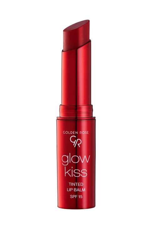 Golden Rose Cosmetics Glow Kiss Tinted Lip Balm with SPF15 Vegan Formula Cherry Juice