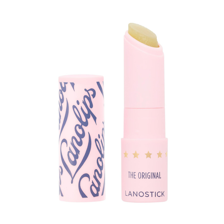 Lanolips Lanostick Moisturizing Lanolin Lip Balm Stick for Dry Cracked Lips Moisturizer with Lanolin Castor Oil Jojoba O