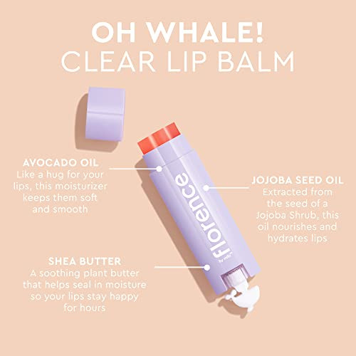 florence by mills Oh Whale Lip Balm Clear 015 oz 45g