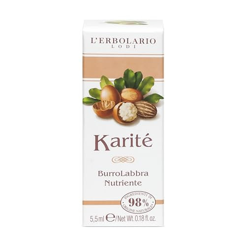 LErbolario Nourishing Lip Balm Shea Butter 018 oz Lip Butter Moisturizing and Nourishing For Dry Lips CrueltyFree