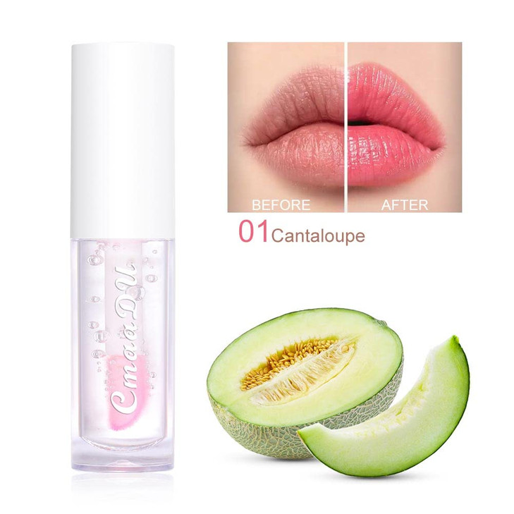 6Pcs Hydrating Lip Oil SetFruity Color Changing Lip Glaze Plumping Lip Glow Oil Transparent Moisturizing Tinted Lip Balm