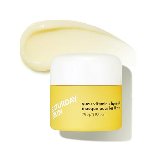 Saturday Skin Yuzu Vitamin C Lip Mask Overnight Lip Sleeping Mask Moisturizing For All Skin Types Softer Smoother Pout L