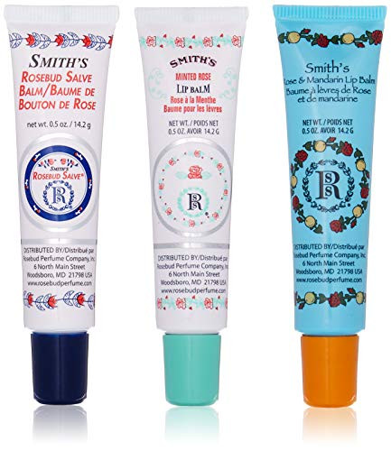 Rosebud Trio Lip Balm Assortment 05 Ounce