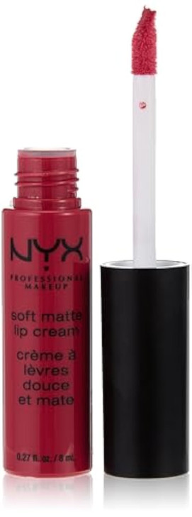 NYX PROFESSIONAL MAKEUP Soft Matte Lip Cream, Lightweight Liquid Lipstick - Prague (Matte Merlot) online at globaldelivered