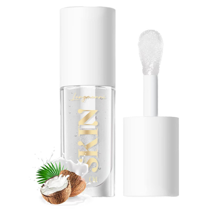 LANGMANNI Moisturizing Lip OilNoSticky Lip Gloss Lip Balm Lip CareFruit Flavoured Lip Oil For Dry Lips Moisturizing Hydr