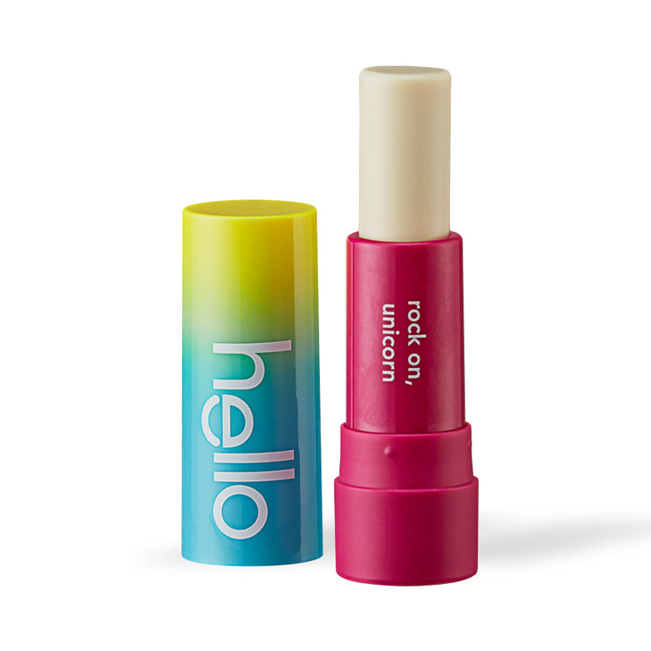 Hello Moisturizing Vegan Lip Balm Wild Strawberry Beeswax Free Petrolatum Free and Parabens Free 015 Ounce Pack of 1