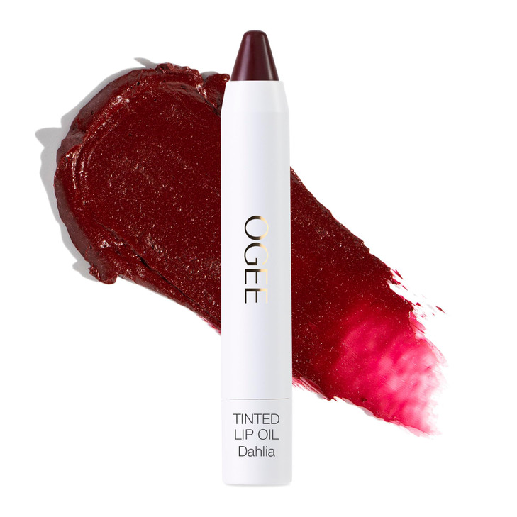 Ogee Tinted Sculpted Lip Oil Lip Stain Made with 100 Organic Coconut Oil Jojoba Oil and Vitamin E Best as Lip Balm Lip C