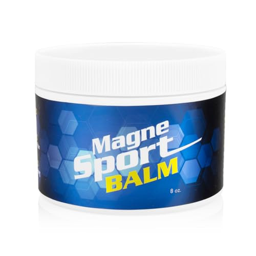 MagneSport Topical Magnesium Balm for Athletic Recovery 8oz Jar