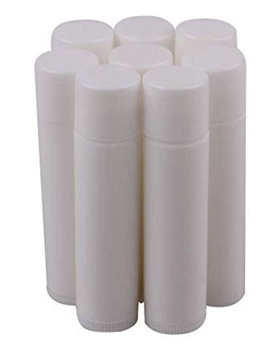 VASANA 50PCS 5ml Empty Refill White Plastic Lip Gloss Balm LipStick Tubes Sample Packing Vials Holder Bottles DIY Beauty