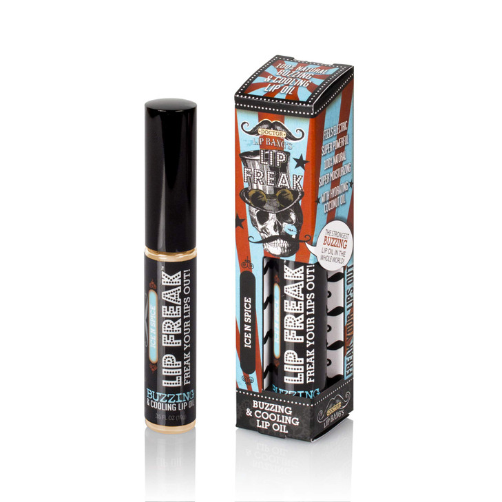 Doctor Lip Bangs BUZZING Lip Oil Lip Freak 100 All Natural Cruelty Free Lightly Tinted IceNSpice