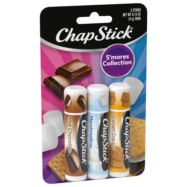ChapStick Smore Collection Variety Pack Lip Balm Tube Lip Care 015 Ounce Pack of 3