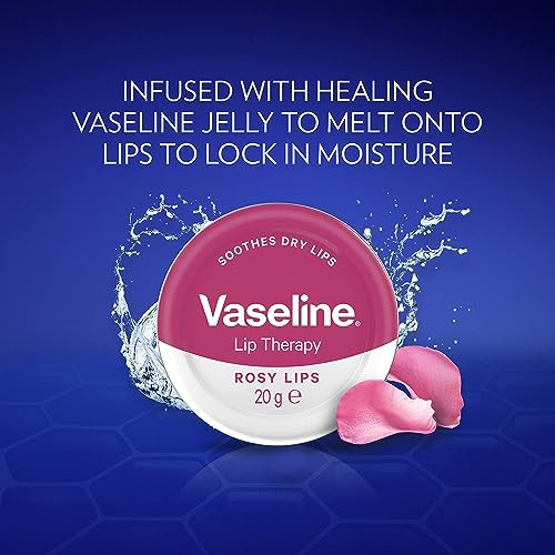 Vaseline Lip Therapy Rosy Lips with Rose Almond Oil 20g 070 oz