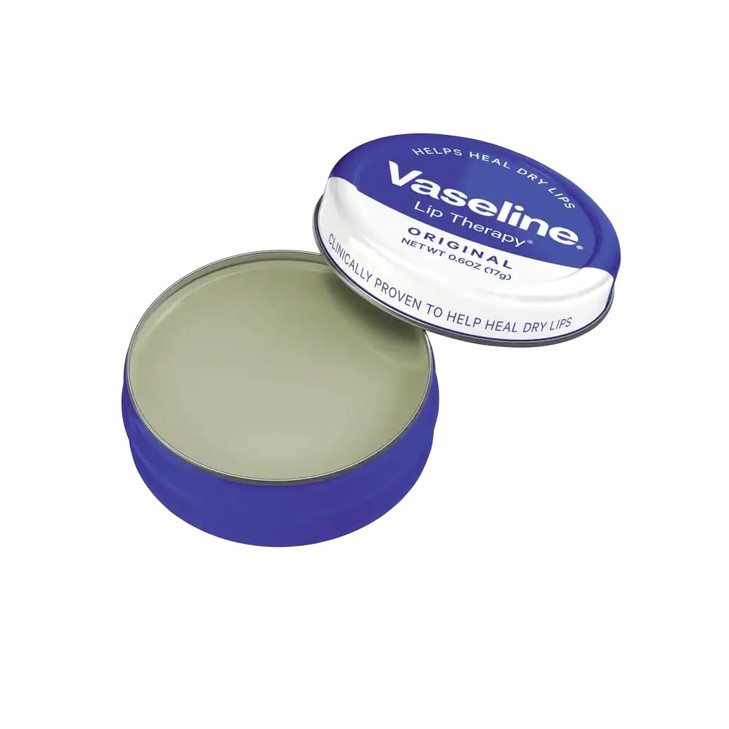 Vaseline Therapy Lip Balm Tin Original 06 Ounce Pack of 3