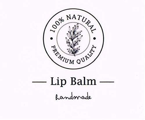 ZZYBIA Assorted Clear Lip Balm Label Sticker for Lip Balm Container Lip Balm Labels Paper Stickers 60pcs