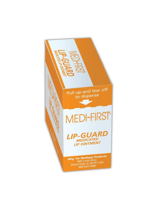 Medique MP26671 MediFirst Lip Guard Standard WhiteOrange 20 Count Pack of 1