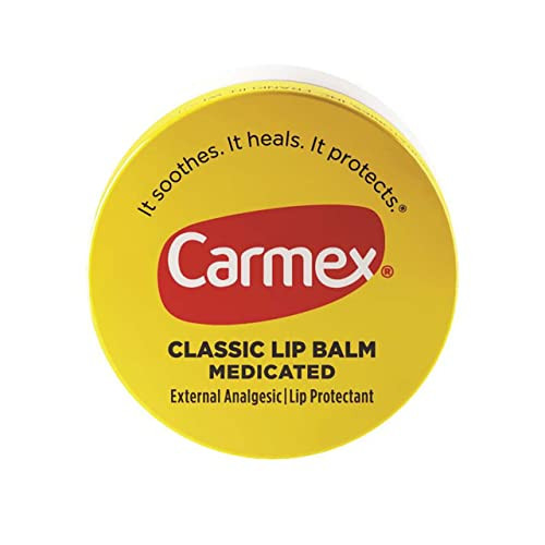 Carmex Classic Lip Balm Medicated 025 oz Packs of 4