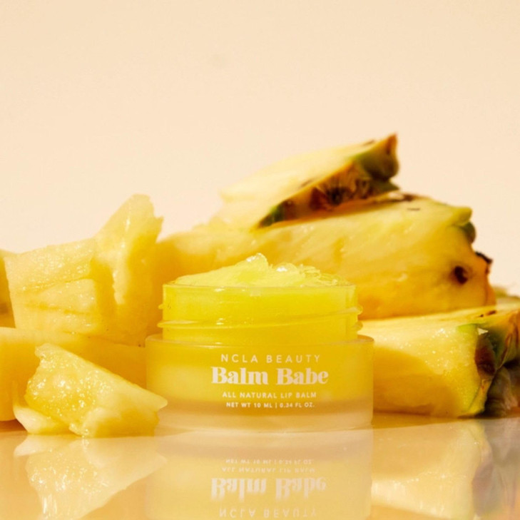 NCLA Natural Balm Babe Lip Balm Vegan CrueltyFree Clean Skincare Pineapple
