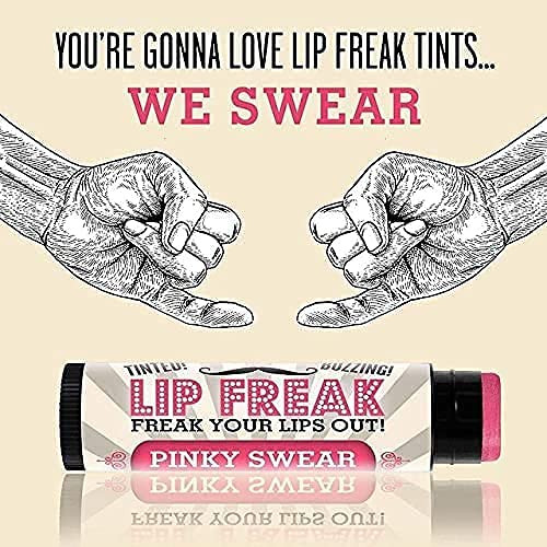 Doctor Lip Bangs BUZZING Lip Balm Lip Freak 100 All Natural Cruelty Free Pinky Swear 2 Pack
