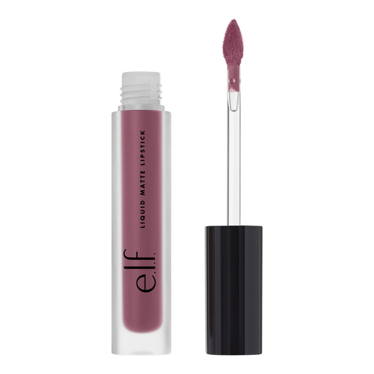 elf Cosmetics Liquid Matte Lipstick Highly Pigmented Quick Drying Smudge Proof Nourish Soften DiamondShaped Wand Wine To