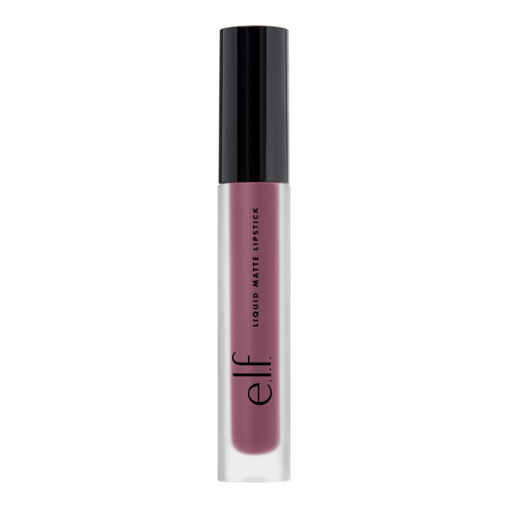elf Cosmetics Liquid Matte Lipstick Highly Pigmented Quick Drying Smudge Proof Nourish Soften DiamondShaped Wand Wine To