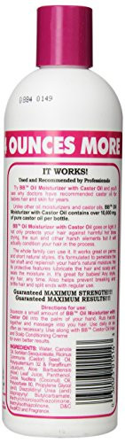 BB Oil Moisturizer, Hair Lotion With Castor Oil and Aloe, Maximum Strength, 12-Fluid Ounce online at globaldelivered
