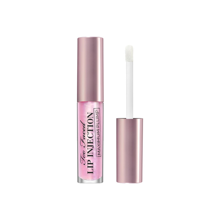 Too Faced Lip Injection Maximum Plump Extra Strength Lip Plumper Gloss Hydrating Volumizing Plumping Travel Size 010 Fl