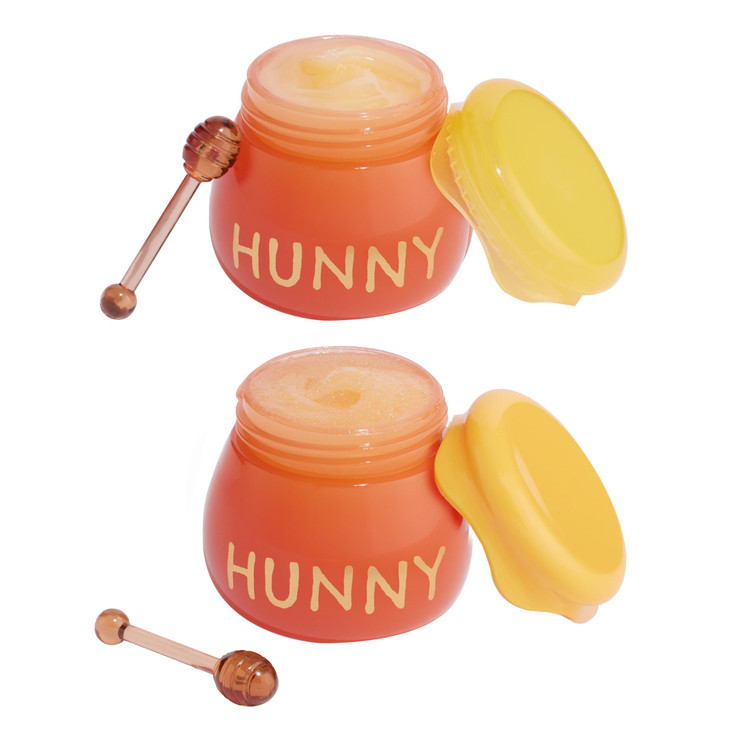 ColourPop x Winnie the Pooh Lip Scrub Mask Set Vegan CrueltyFree Lip Care Duo Exfoliates Moisturizes Softens Enriched wi