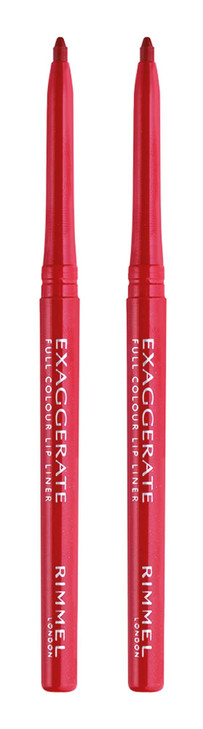 Rimmel Exaggerate lip liner Epic 2 Count