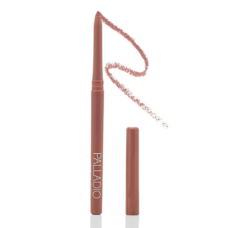 Palladio Retractable Waterproof Lip Liner High Pigmented and Creamy Color Slim Twist Up Smudge Proof Formula with Long L