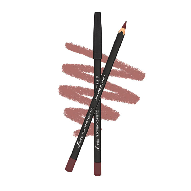 Sorme Waterproof Lip Liner Nonsplintering Smearproof Lip Liner Revitalizing with Lecithin Vitamins C and E